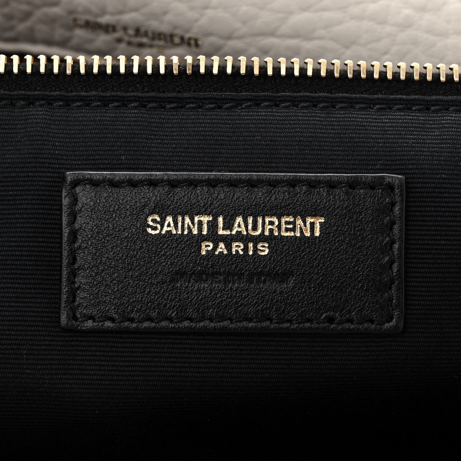 Saint Laurent Grained Lambskin Large Calypso Blanc Vintage 6 of 10
