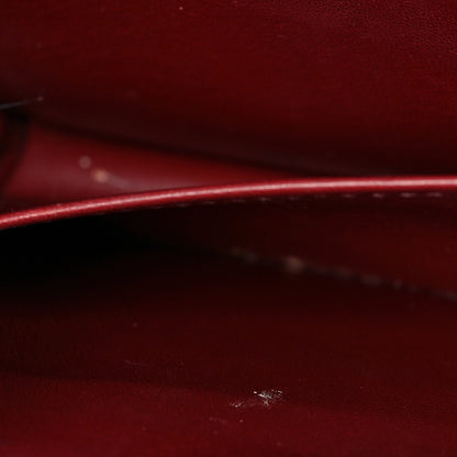 Hermes Shiny Alligator Lizard Marquette Constance 18 Bourgogne Rouge Moyen 9 of 9