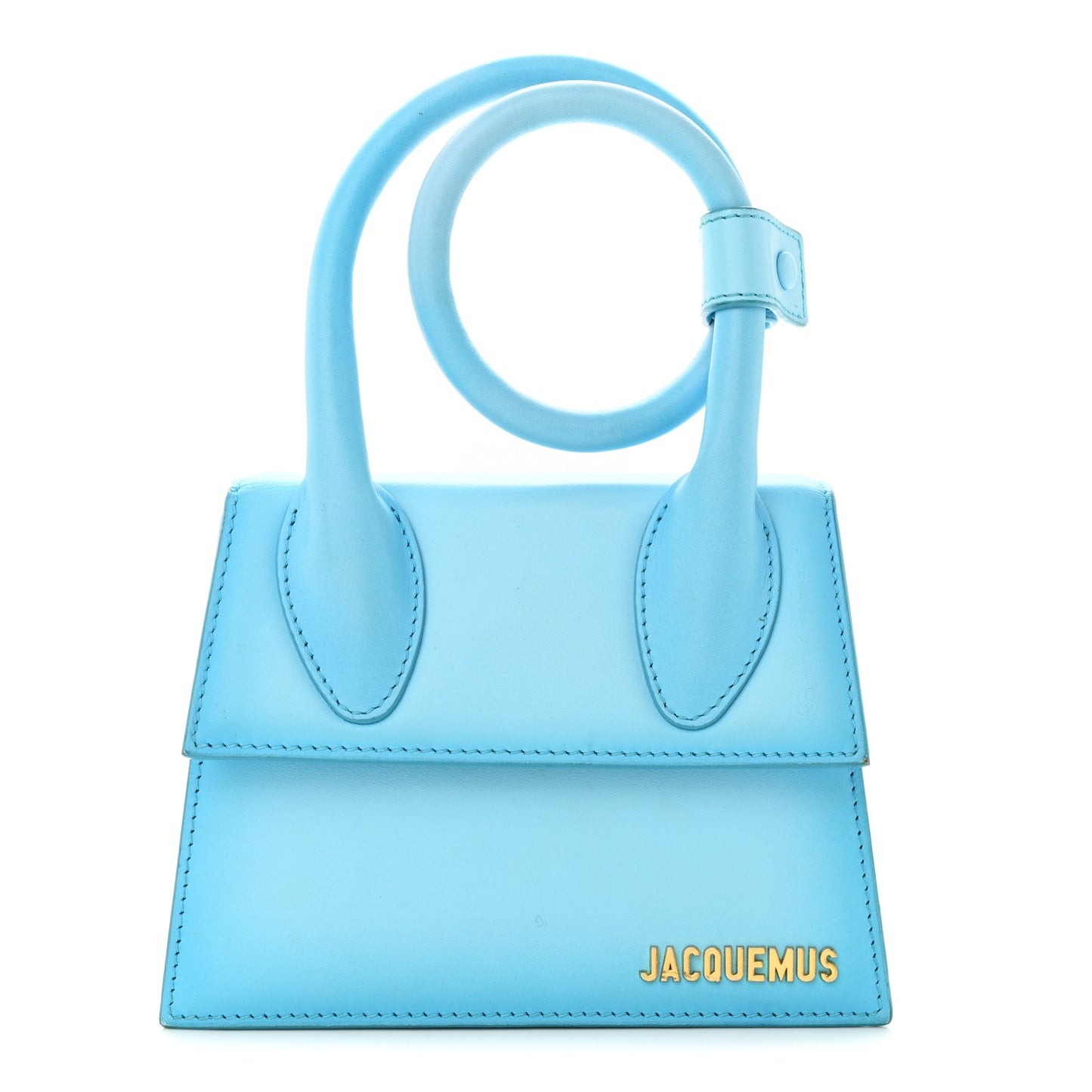 Smooth Calfskin Le Chiquito Noeud Blue