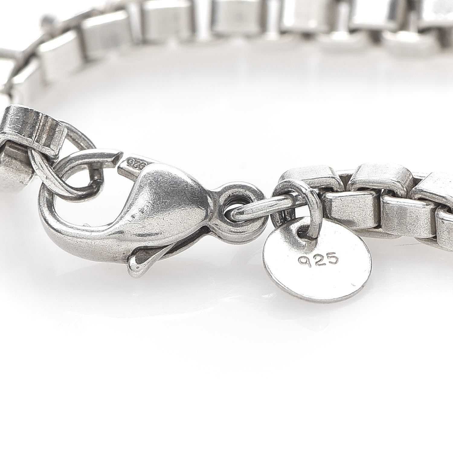Tiffany Sterling Silver 4mm Venetian Link Bracelet 4 of 5