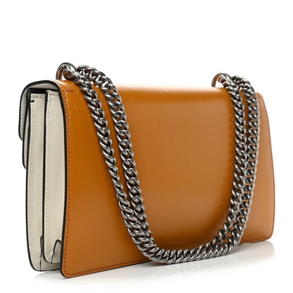 Gucci Azalea Calfskin Enamel Tri-Color Small Dionysus Shoulder Bag Mystic White Sun Oil Black Electric Blue 2 of 4