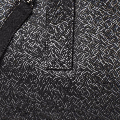 Saint Laurent Grain de Poudre Medium Museum Briefcase Coal 8 of 14