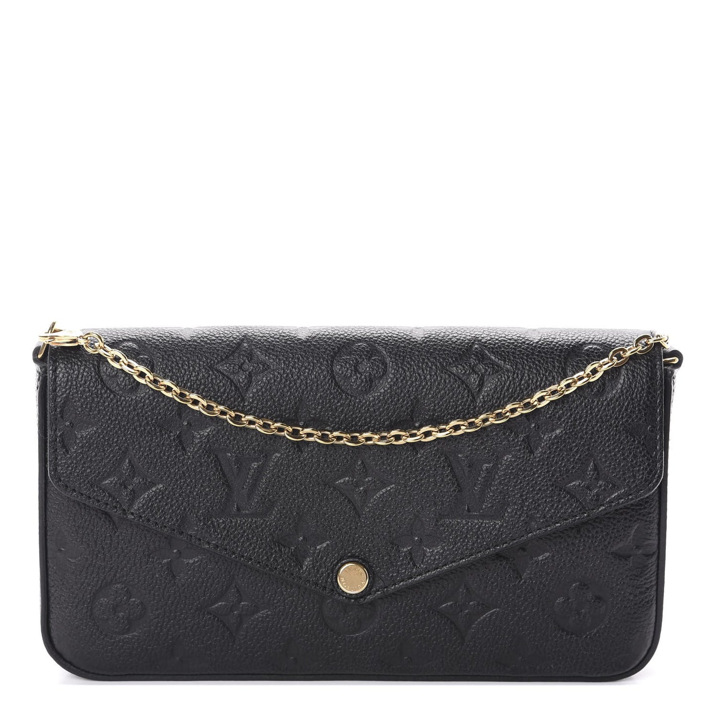 Empreinte Pochette Felicie Chain Wallet Black