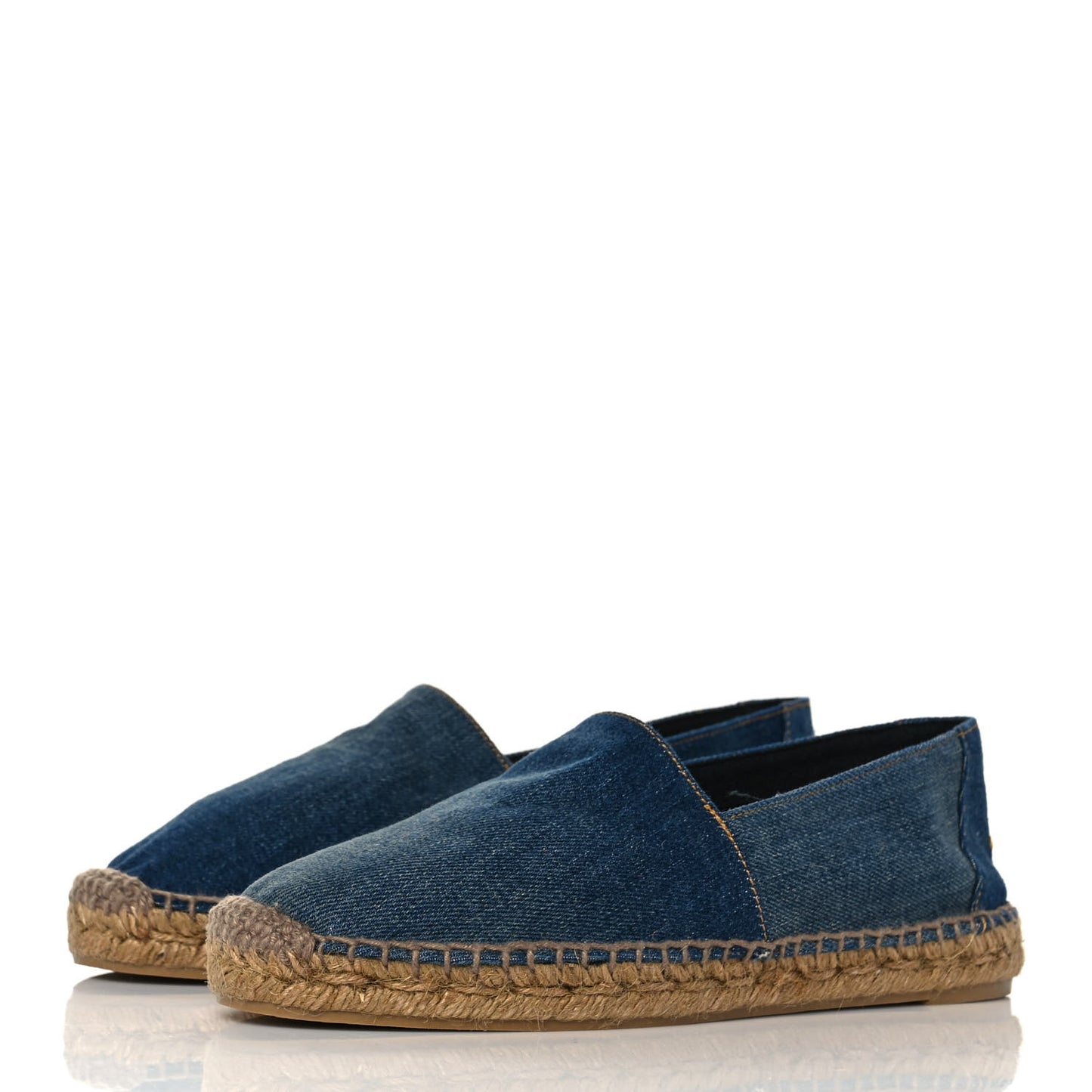 Canvas Nappa Elba Light Logo Embroidered Espadrilles 38.5 Black