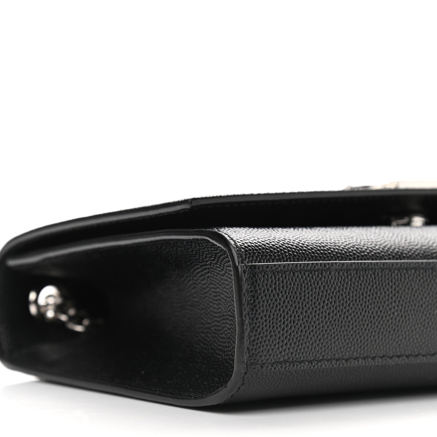 Saint Laurent Grain De Poudre Small Monogram Kate Satchel Black 7 of 8