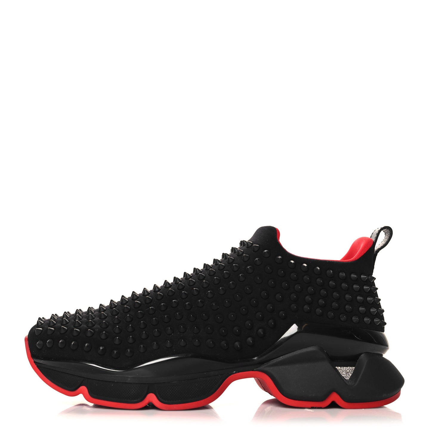 Neoprene Mens Spike Sock Flat Sneakers 43 Black