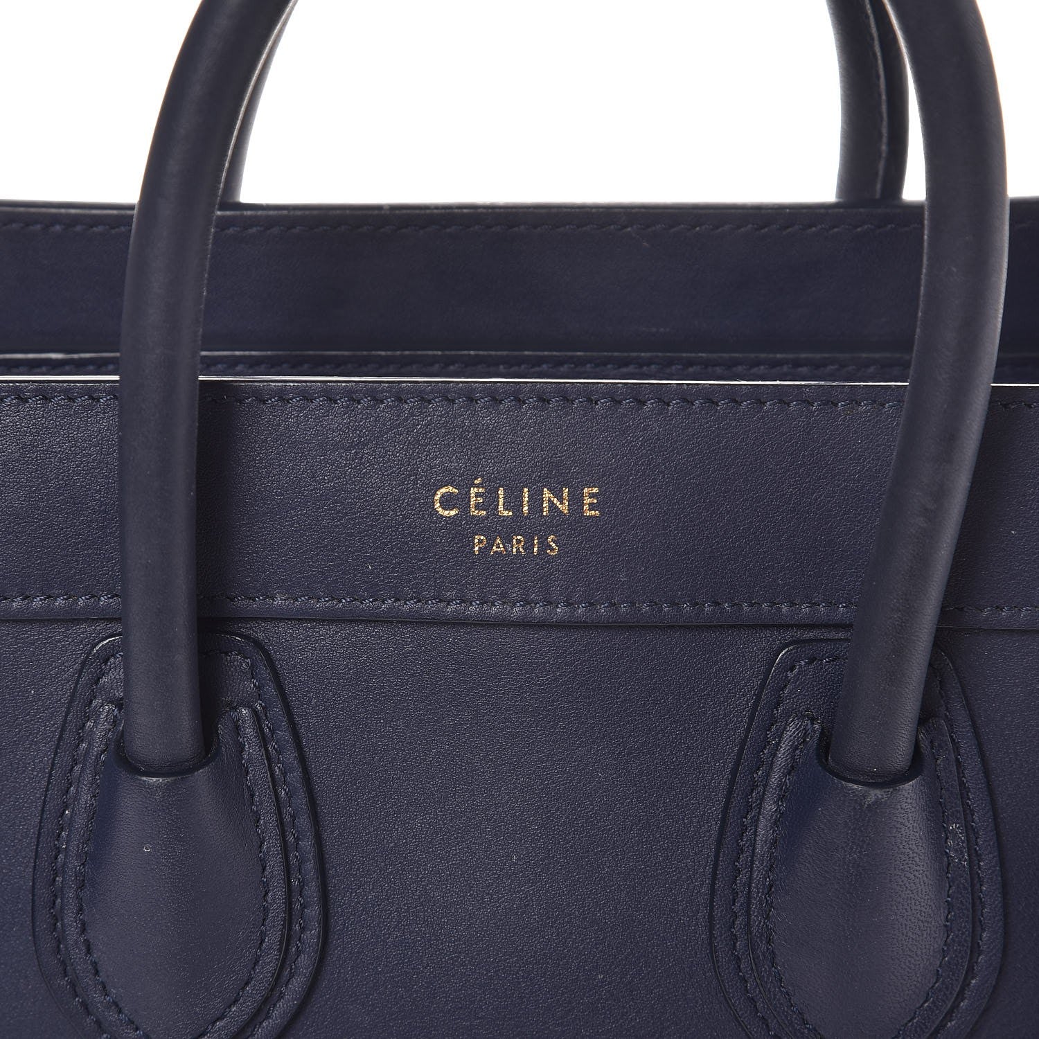 Celine Smooth Calfskin Nano Luggage Ink 6 of 13