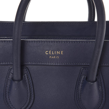 Celine Smooth Calfskin Nano Luggage Ink 6 of 13