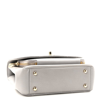 Chanel Caviar Quilted Medium Business Affinity Flap Grey 4 of 10