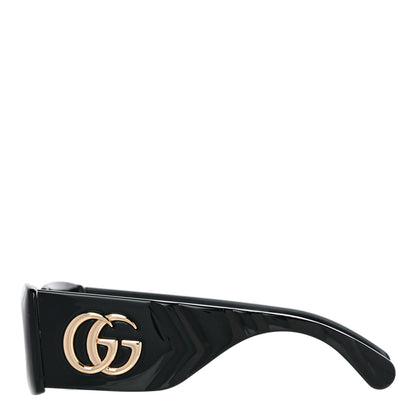 Gucci Acetate Rectangular Sunglasses GG0811S Black 2 of 7