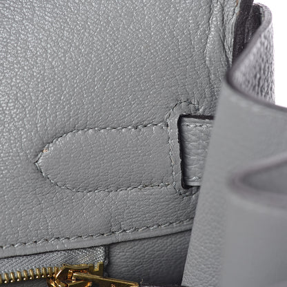 Hermes Togo Birkin 30 Gris Mouette 26 of 33
