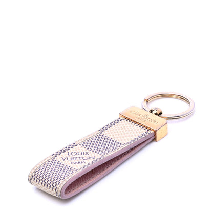Louis Vuitton Damier Azur Dragonne Key Holder Rose Ballerine 4 of 4