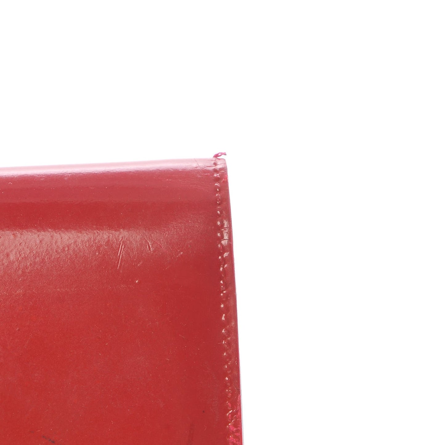 Textured Patent Large Belle De Jour Clutch Fuchsia