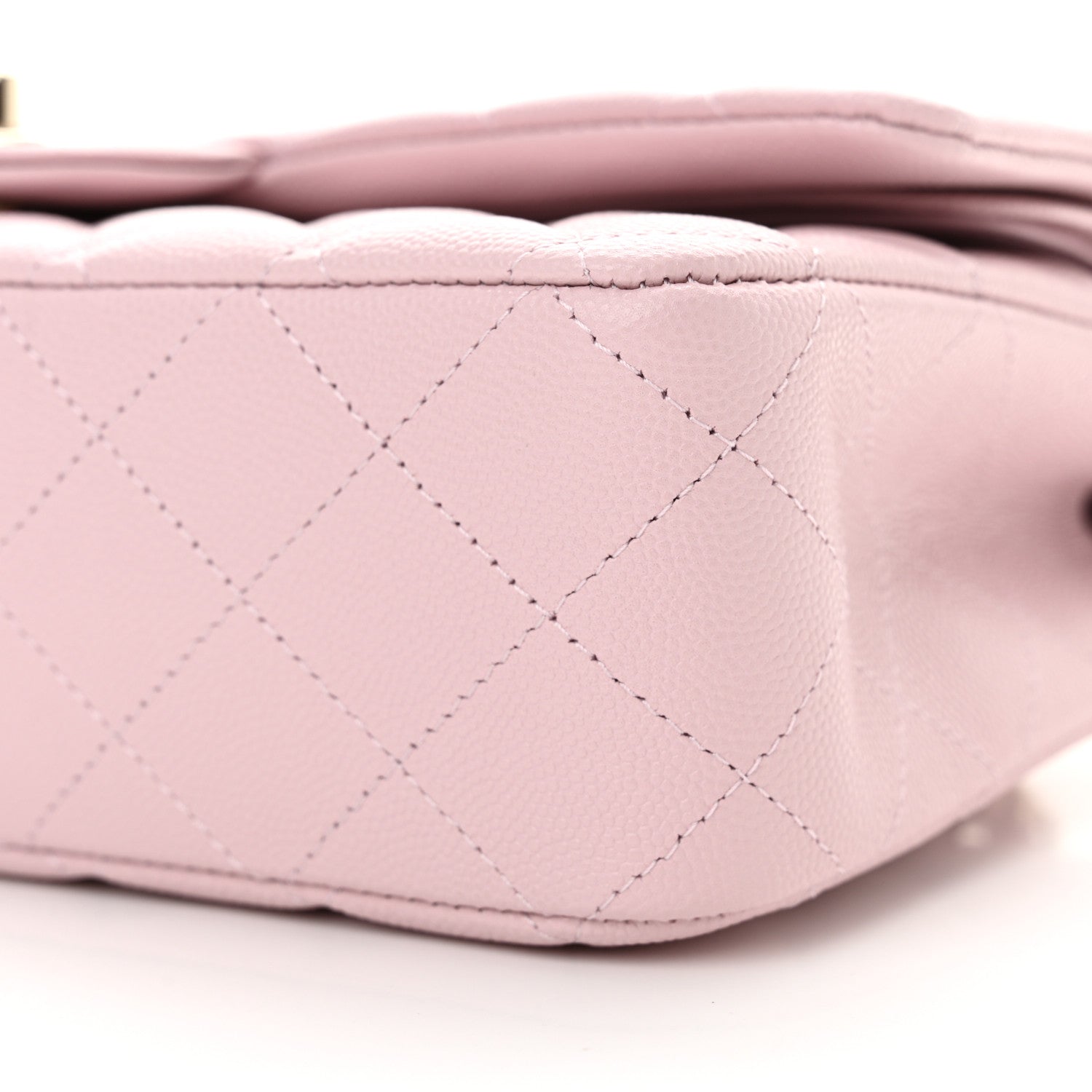 Chanel Caviar Quilted Medium Double Flap Light Pink 10 of 10
