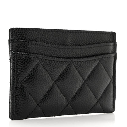 Chanel Caviar Quilted Card Holder Black 3 of 7