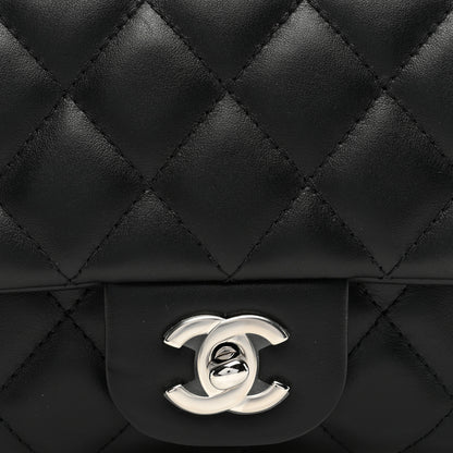 Chanel Calfskin Quilted CC Uniform Flap Belt Bag Black 8 of 10