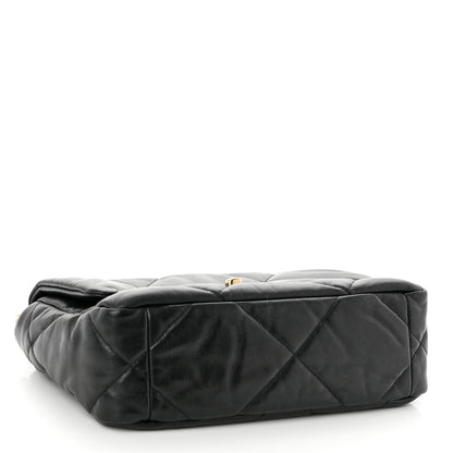 Chanel Goatskin Quilted Medium Chanel 19 Flap Black 4 of 10
