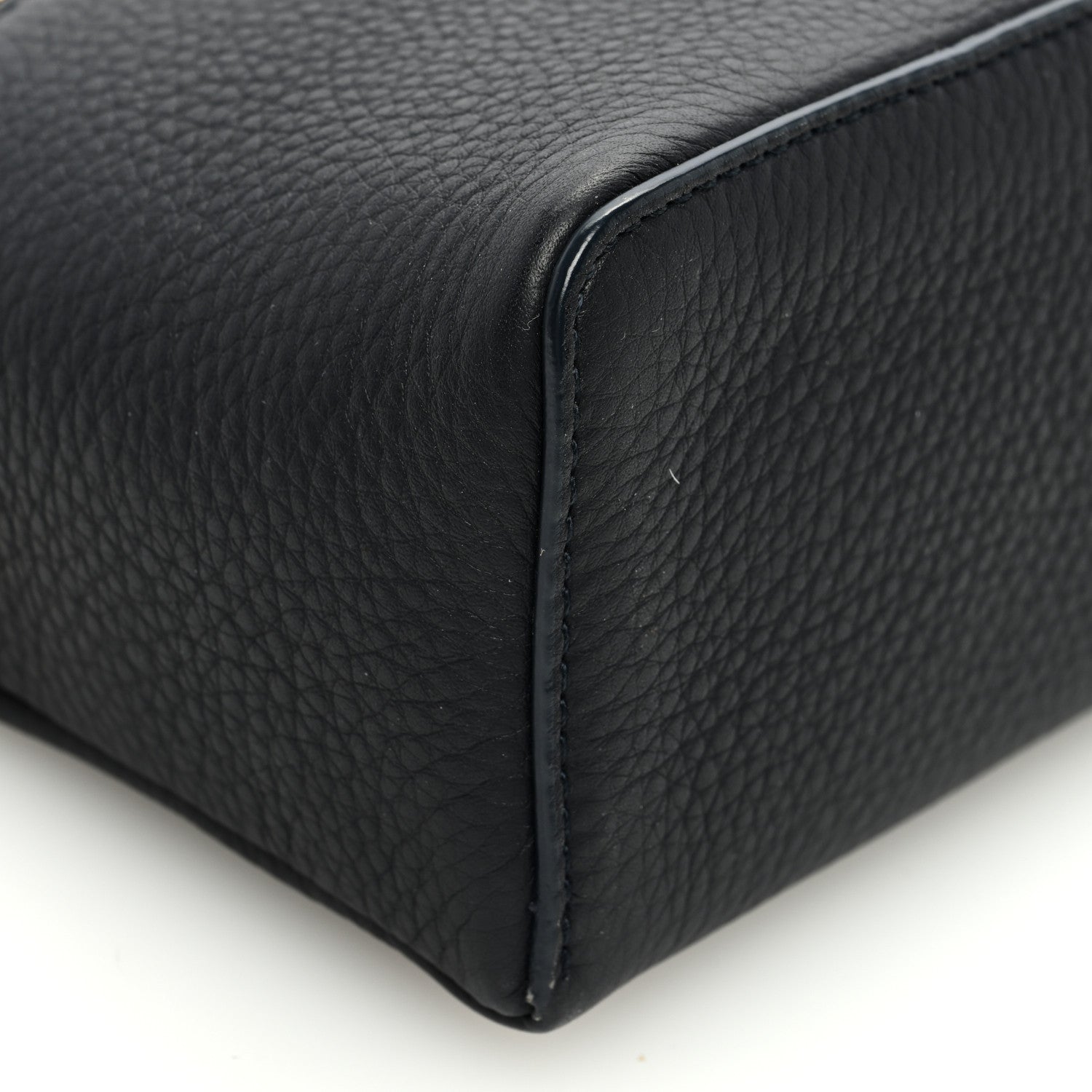 Loro Piana Grained Calfskin L19 Extra Pocket Pouch Navy 8 of 9