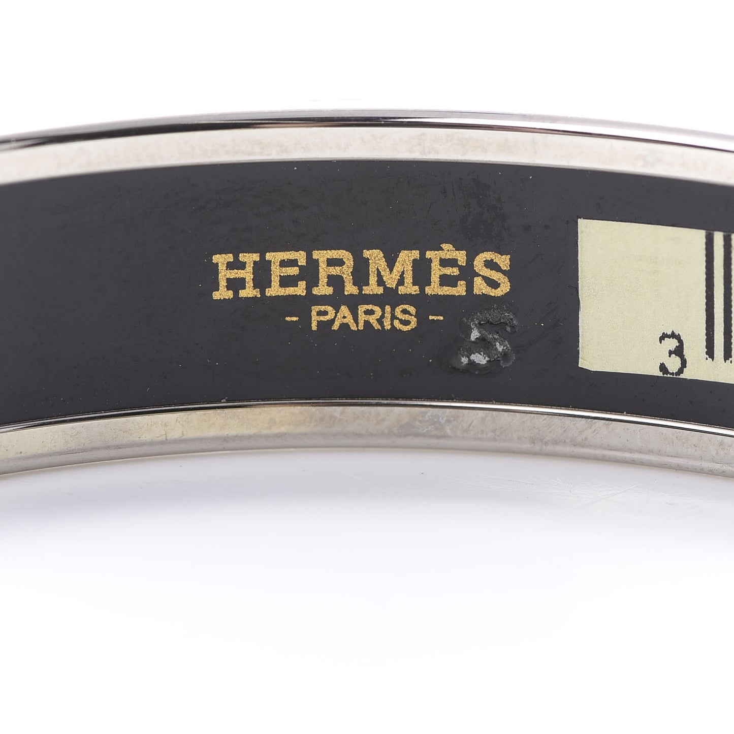 Enamel Printed Caleche Medium Bracelet 70 Orange