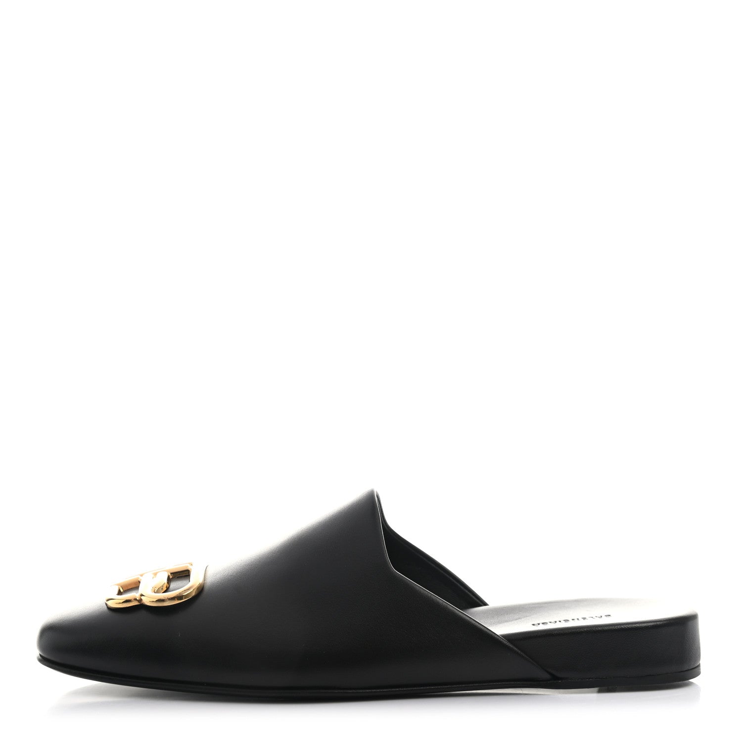 Balenciaga Smooth Calfskin Cozy BB Flat Carrera Mules 35 Black 1 of 8
