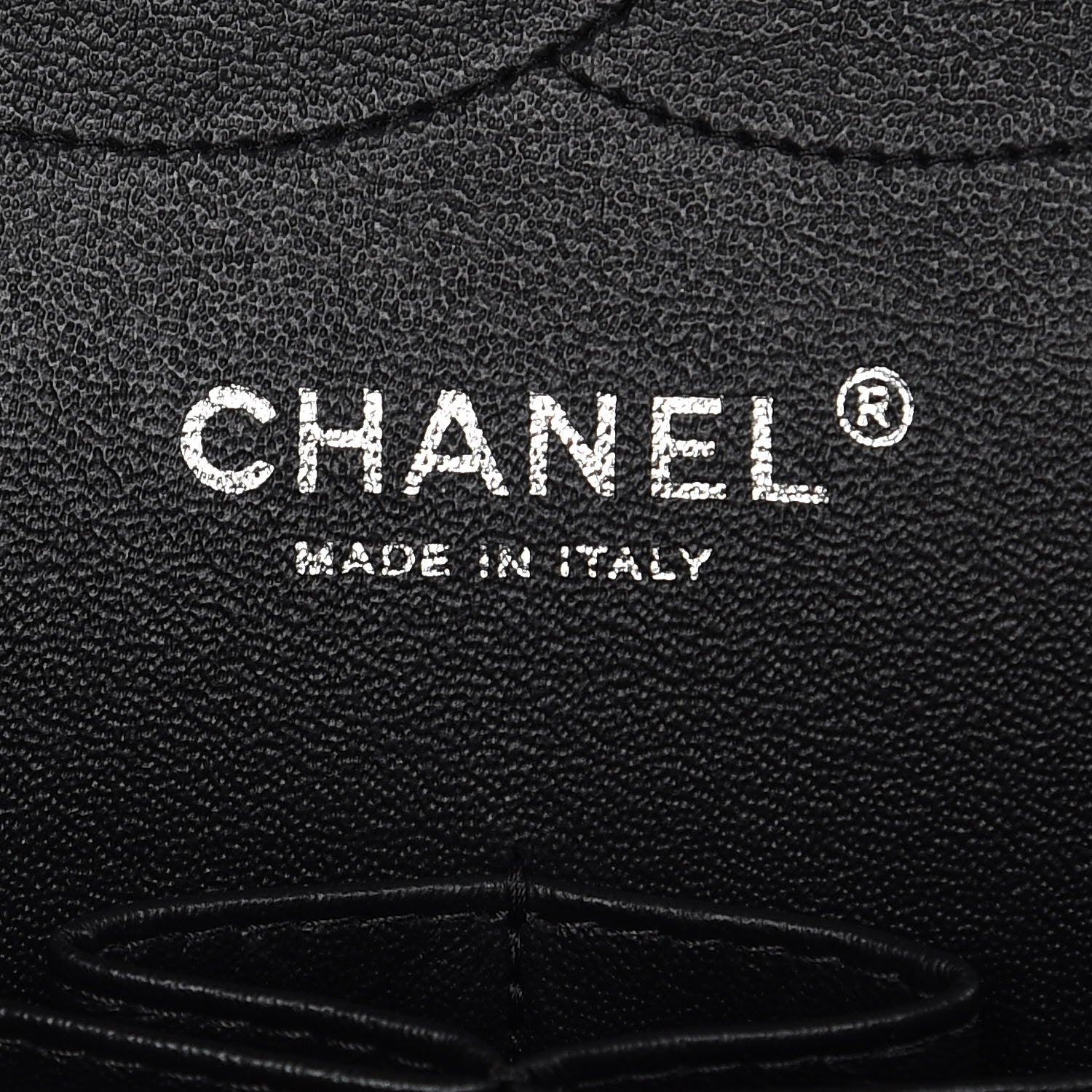 Chanel Lambskin Chevron Quilted Jumbo Double Flap So Black 6 of 9