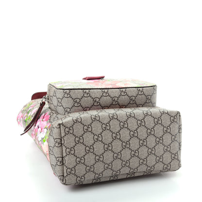 Gucci GG Supreme Monogram Blooms Small Single Buckle Backpack Beige Multicolor Dry Rose 3 of 8