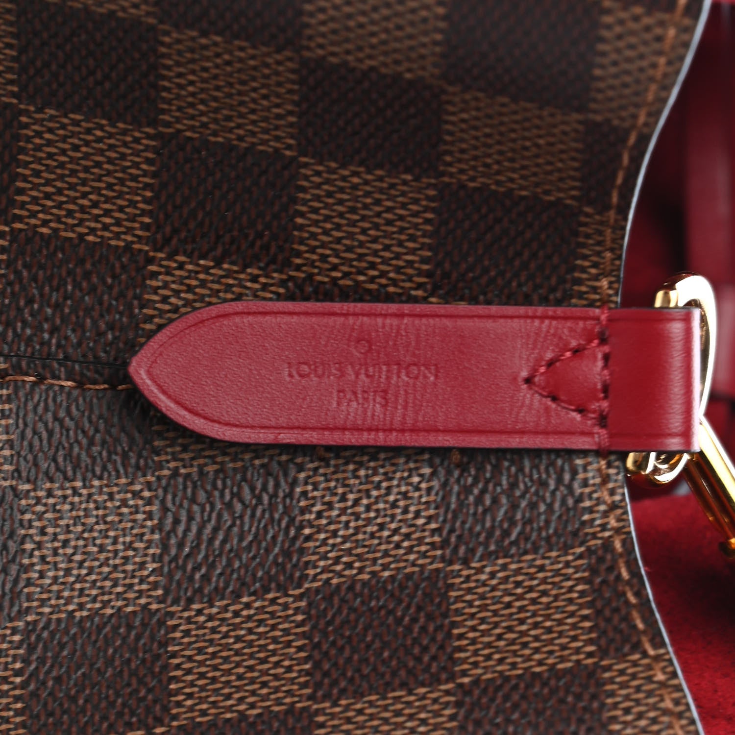 Louis Vuitton Damier Ebene Neonoe MM Cherry Berry 6 of 8