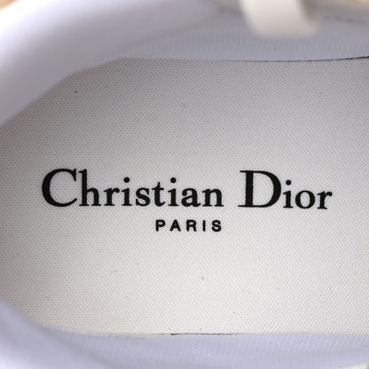 Christian Dior Nylon Laminated Calfskin Womens D-Player High Top Sneakers 36 White Gold 7 of 8