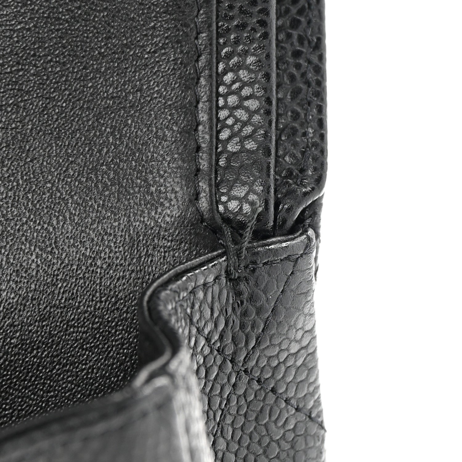 Chanel Caviar Quilted Medium Double Flap Black 11 of 12