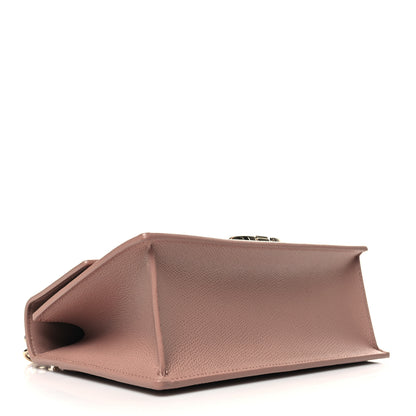 Christian Dior Grained Calfskin Embossed 30 Montaigne Chain Flap Bag Blush 4 of 9