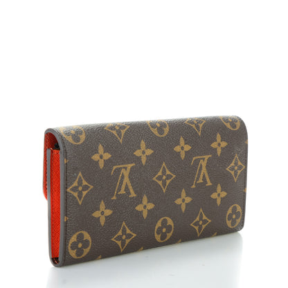 Louis Vuitton Monogram Emilie Wallet Piment 3 of 7