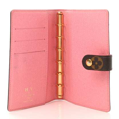Louis Vuitton Monogram Illustre Small Ring Agenda Rose 5 of 7