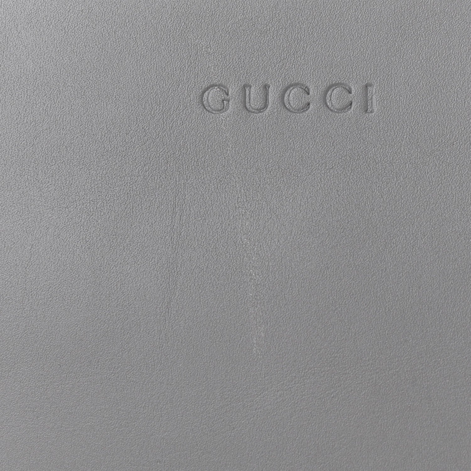 Gucci Nappa Bamboo Web Small Nymphaea Top Handle Bag Deep Grey Mystic White 14 of 14