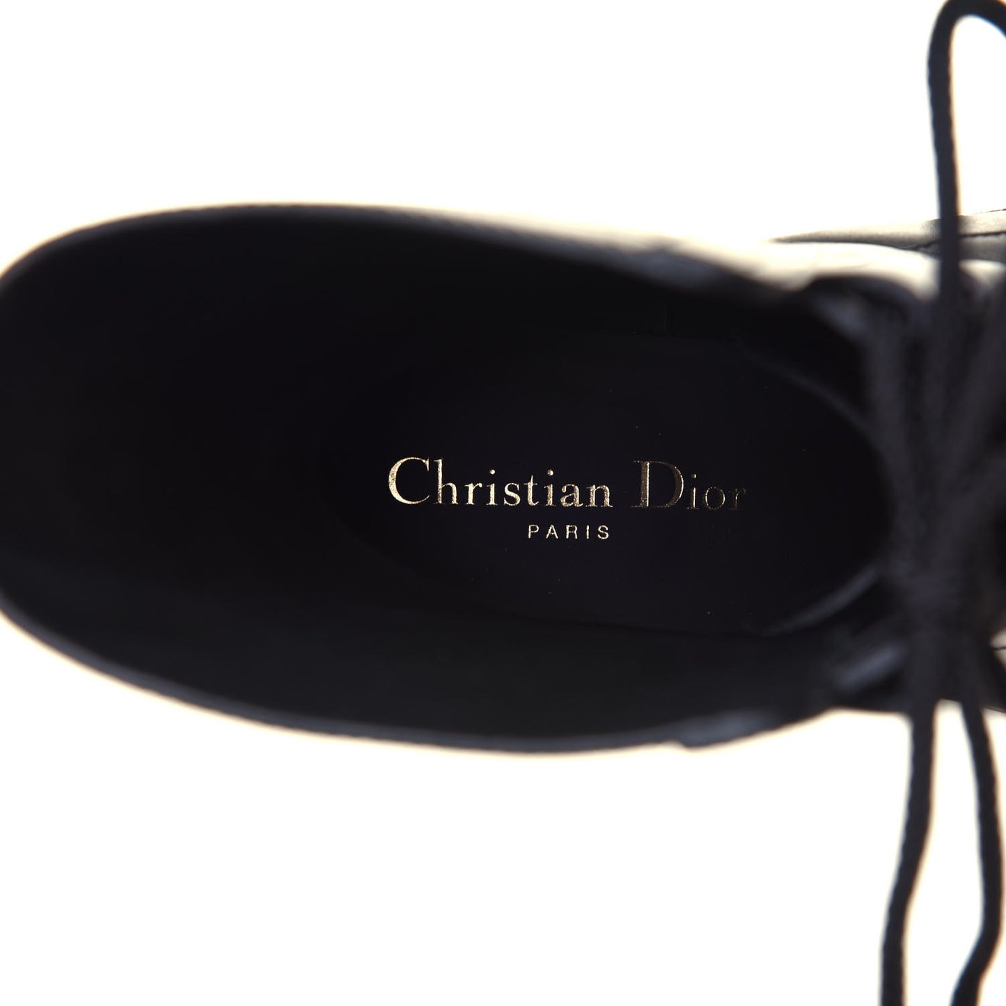 Calfskin Dior Quest 35mm Hiking Boots 38.5 Black
