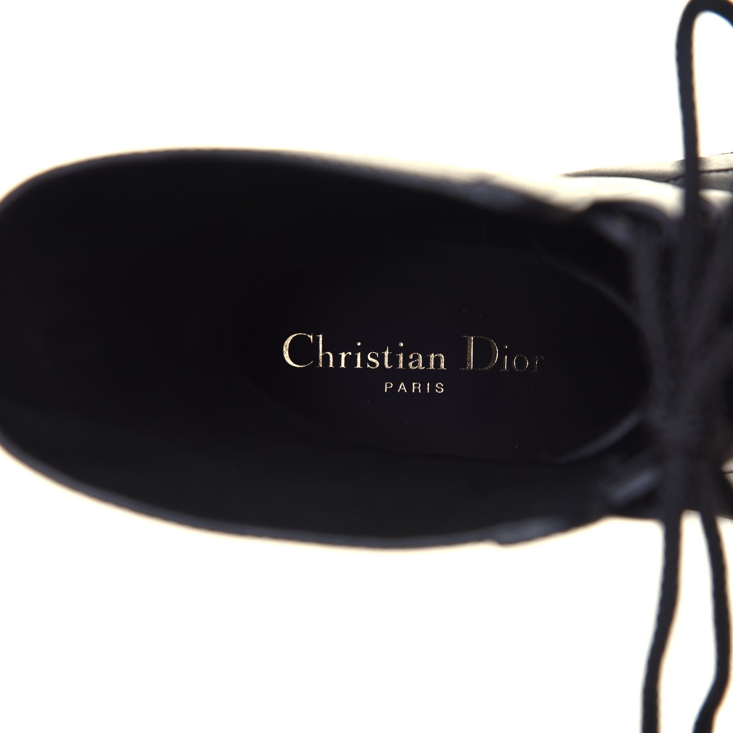 Christian Dior Calfskin Dior Quest 35mm Hiking Boots 38.5 Black 6 of 8
