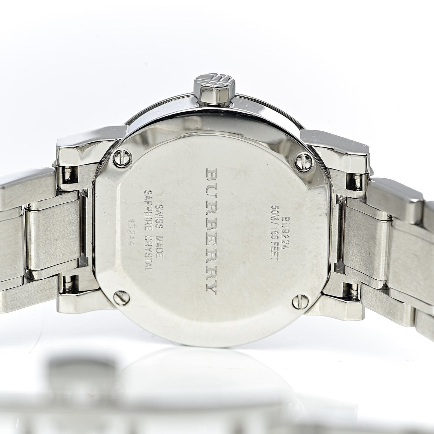 Stainless Steel Diamond Mother of Pearl 27mm Heritage Quartz Watch BU9224