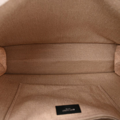 Saint Laurent Linen Calfskin Rive Gauche Tote Greggio Natural 5 of 10