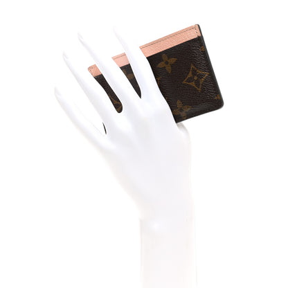 Louis Vuitton Monogram Card Holder Rose Nacre 2 of 10