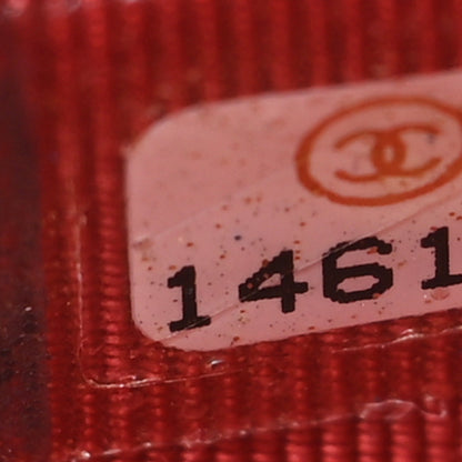 Chanel Lambskin Quilted Flap Card Holder Red 9 of 12