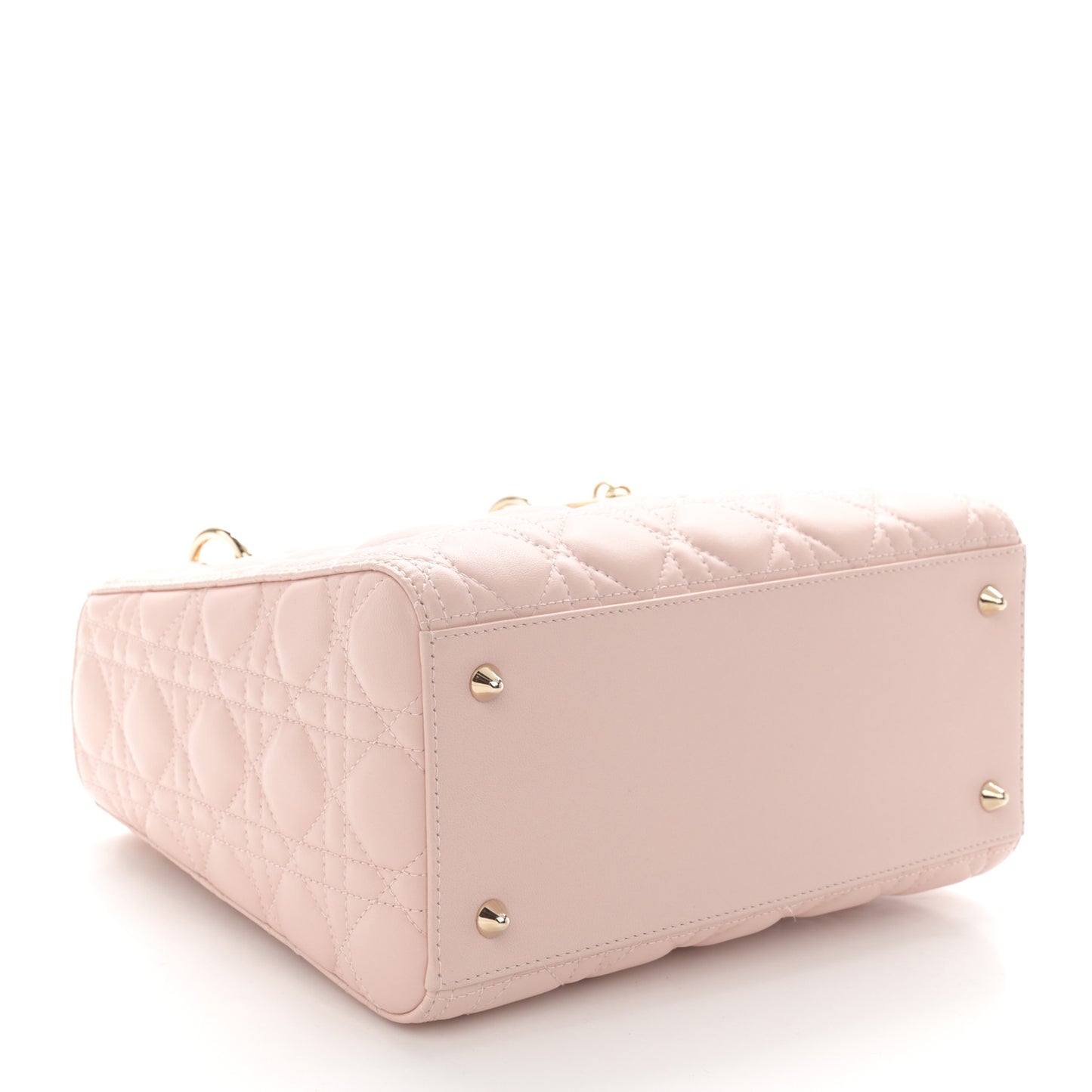 Lambskin Cannage Medium Lady Dior Light Pink