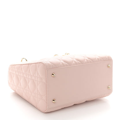 Christian Dior Lambskin Cannage Medium Lady Dior Light Pink 4 of 11