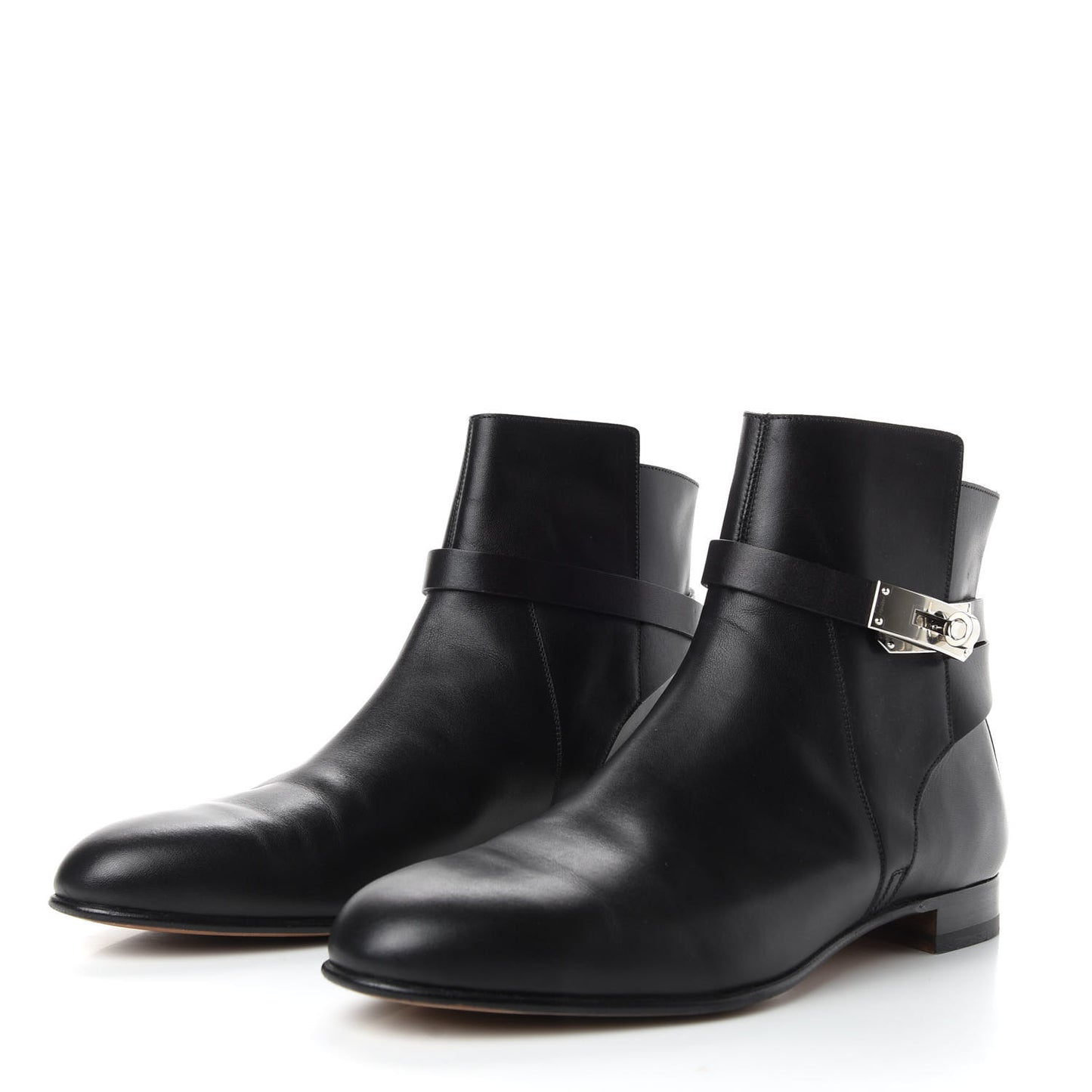 Calfskin Neo Low Boots 41 Black