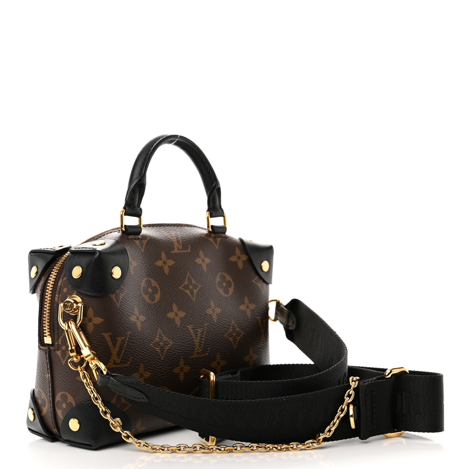 Louis Vuitton Monogram Petite Malle Souple Black 3 of 10