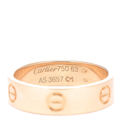 Cartier 18K Yellow Gold 5.5mm LOVE Ring 63 10.25 4 of 4