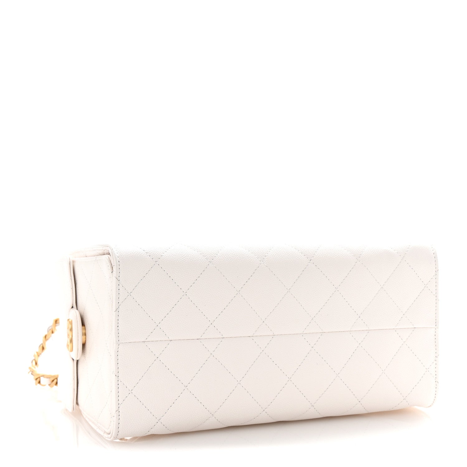Chanel Caviar Quilted Small Chanel 25 Handbag White 4 of 9