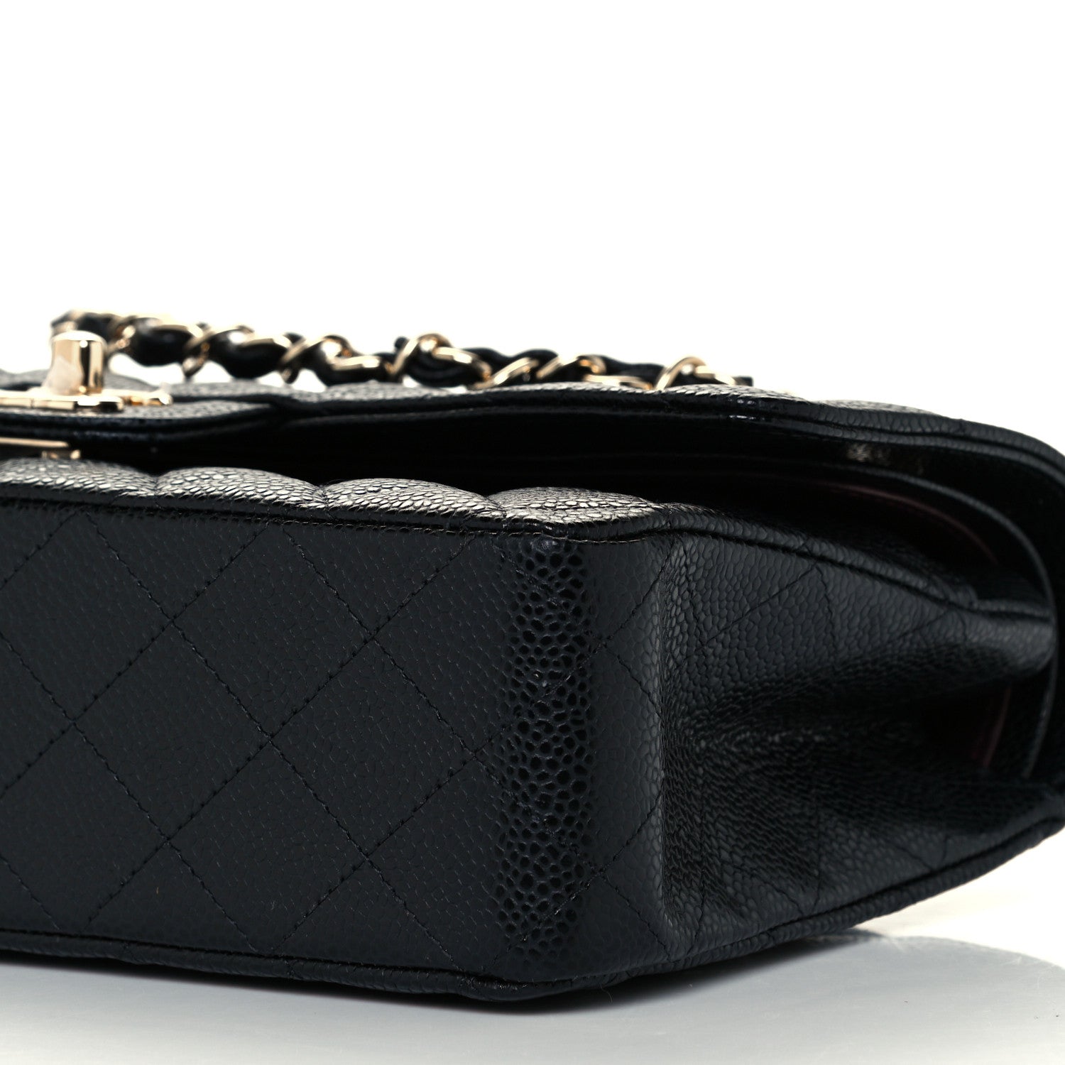 Chanel Caviar Quilted Medium Double Flap Black 10 of 11