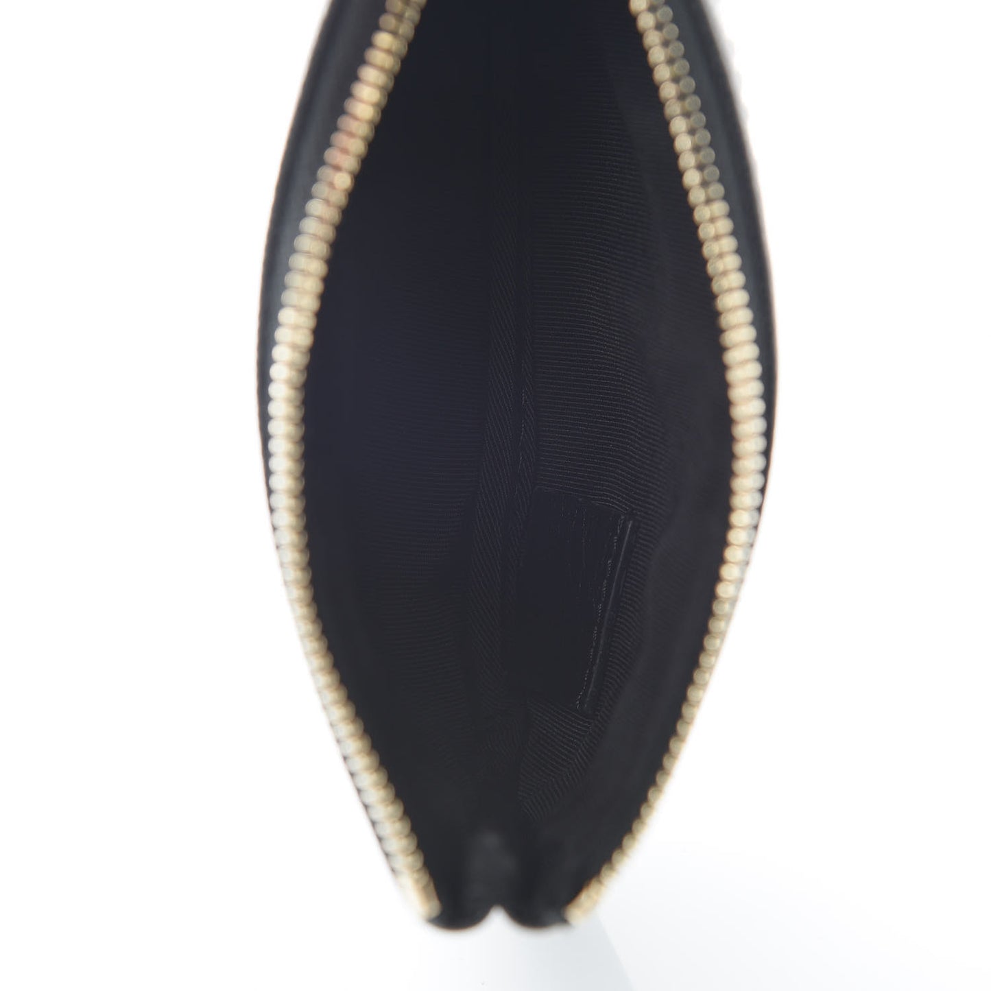 Caviar Studded Deauville Cosmetic Pouch Black
