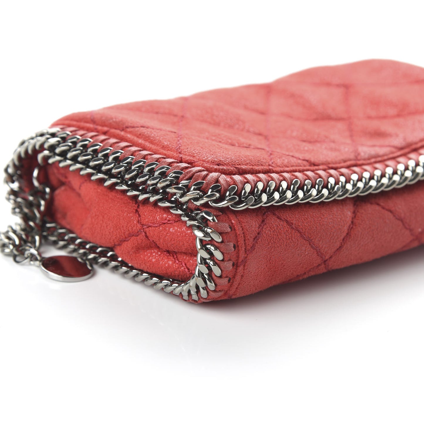 Shaggy Deer Quilted Falabella Crossbody Bag Red