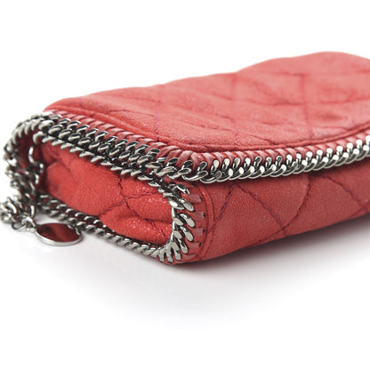 Stella McCartney Shaggy Deer Quilted Falabella Crossbody Bag Red 6 of 9