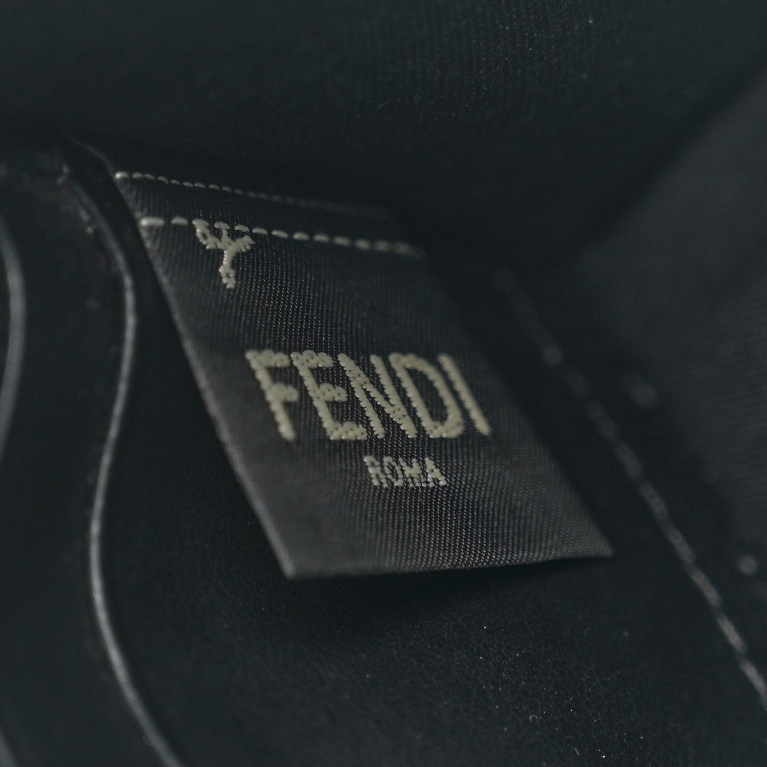 Fendi Vitello Cruise F is Fendi Bi-Color FF 1974 Embossed Medium Envelope Wallet On Chain Aspargo Maya Black Maya 6 of 10